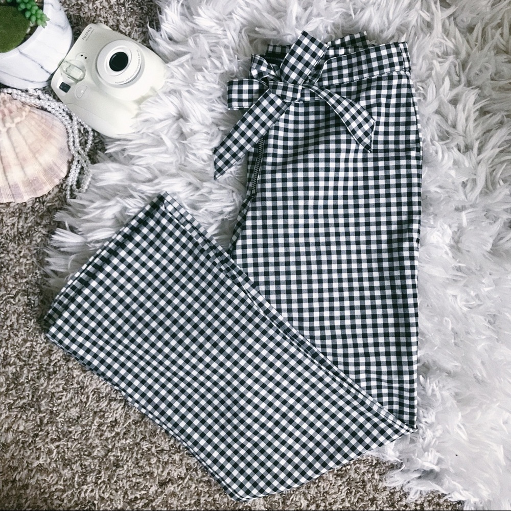 Gingham Pants